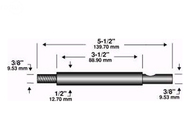 EDGER SHAFT 5-1/2" LENGTH